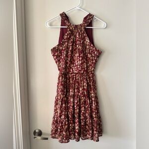 EUC Crystal Doll Floral Halter Dress